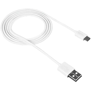 Кабель micro USB CANYON белый 1м