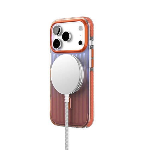 Чехол защитный VLP Pulse Case с MagSafe для iPhone 17 Pro, оранжевый