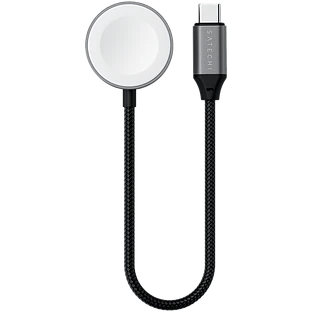 Кабель зарядный SATECHI USB-C Magnetic Fast-Charging Cable для Apple Watch. Цвет: серый космос