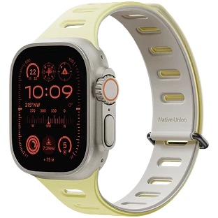 Ремешок для часов APPLE WATCH NATIVE UNION Magnetic 42/44/45/49MM, желтый/серый