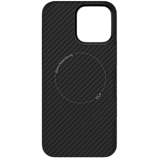 Чехол защитный VLP Kevlar Case с MagSafe для iPhone 16 Pro Max, черный