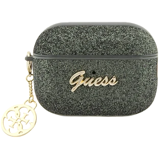 Чехол GUESS Glitter flakes  Зеленый для AirPods Pro (Gen2)
