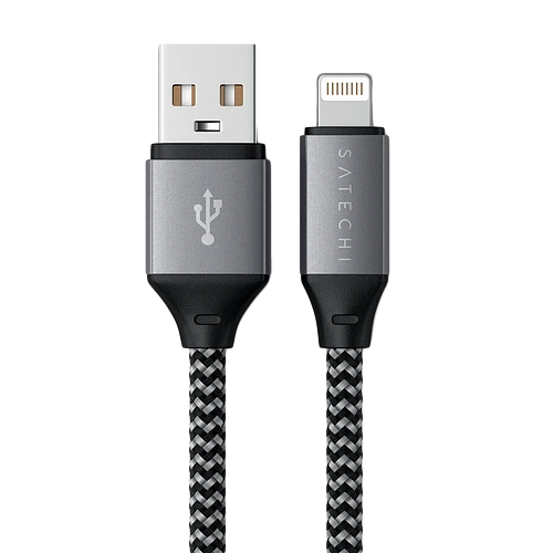 Кабель Satechi USB-A to Lightning Cable, 0.25м