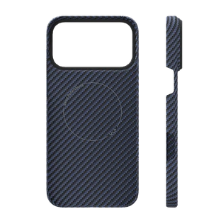 Чехол защитный VLP Kevlar Case с MagSafe для iPhone 17 Pro Max, синий