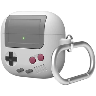 Elago для AirPods 4 чехол Unique AW5 Game console Hang case Light Grey