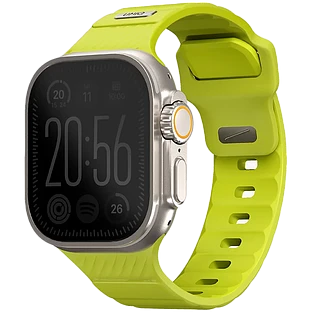 Uniq для Apple Watch 49/45/44/42 mm ремешок STRIDE FKM Rubber Lime Green
