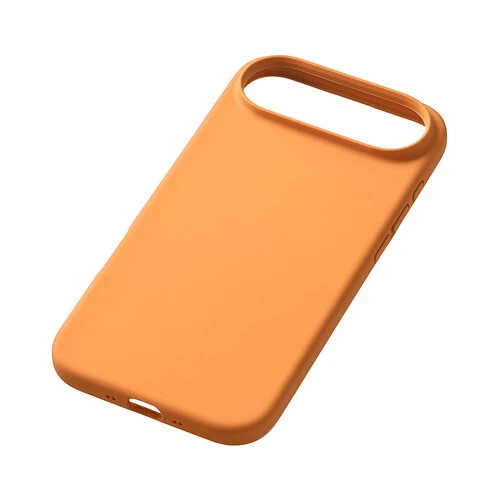 Чехол защитный uBear Touch Mag Case для iPhone Air, MagSafe совместимый, силикон, софт-тач, оранжевый