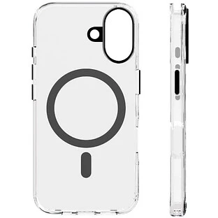 Чехол защитный "vlp" Diamond Case with MagSafe for iPhone 16 черный