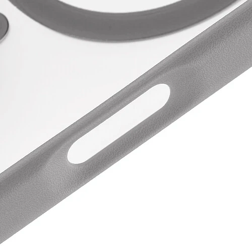 Чехол защитный uBear Cloud Mag Case для iPhone 17 Pro, MagSafe совместимый, усиленный, силк-тач, серый