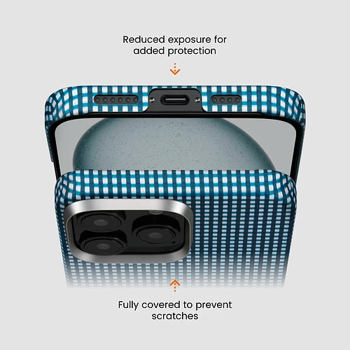 Чехол Pitaka Ultra-Slim Case for iPhone 16 Pro Max Ocean Blue KI1602POCE