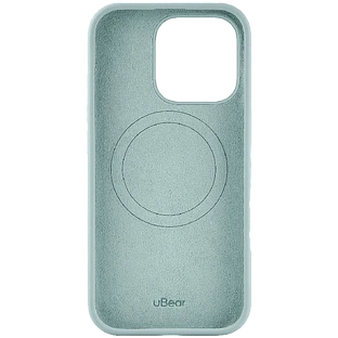 Чехол защитный uBear Touch Mag Case, iPhone 16 Pro, софт-тач, холодная мята
