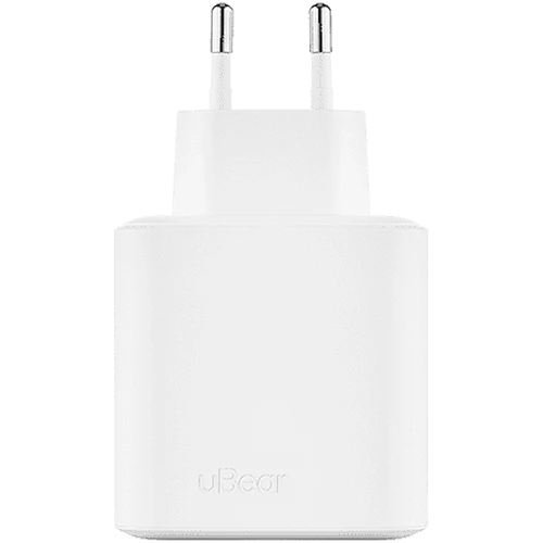 Сетевое зарядное устройство uBear Motion, GaN, 67 Вт, белый