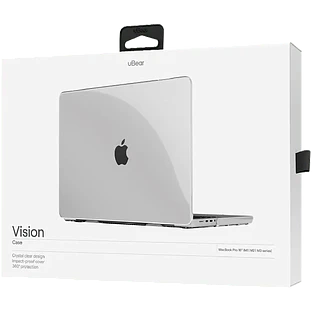 Чехол защитный uBear Vision Case для MacBook Pro 16" (M1 | M2 | M3 | M4), прозрачный