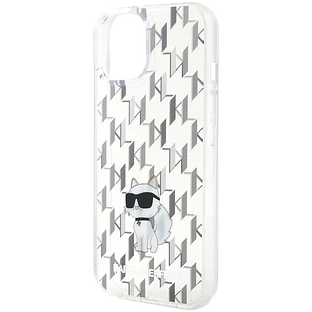 Чехол LAGERFELD Monogram NFT Choupette Hard Прозрачный для iPhone 15