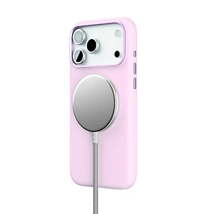 Чехол защитный VLP Aster Pro Case с MagSafe для iPhone 17 Pro Max, розовый