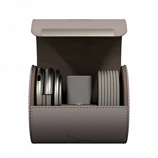 Беспроводное зарядное устройство 3 в 1 Magssory Signature Disc Pro для Apple, с поддержкой Qi2, Titan