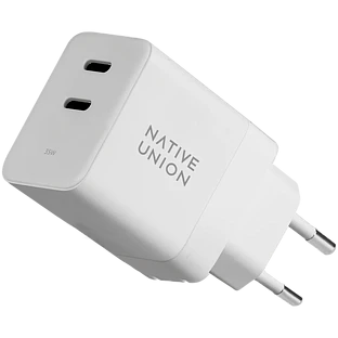 FAST GAN CHARGER 35W-WHITE-EU, СЗУ 35W,  разъёмы USB-C . Цвет: белый
