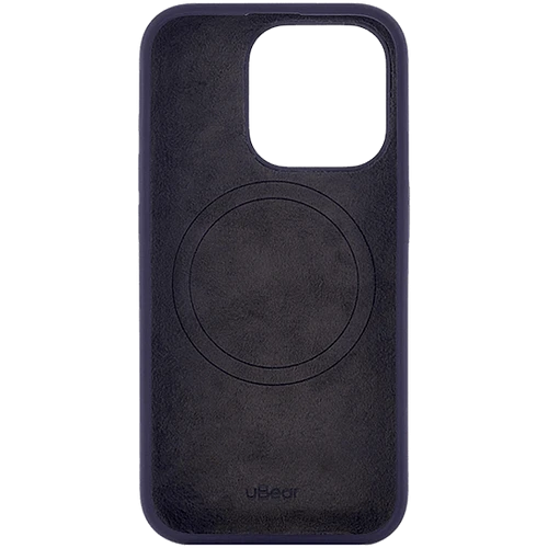 Чехол защитный uBear Touch Mag Case  iPhone 15 Pro  MagSafe  силикон  темно-фиолет