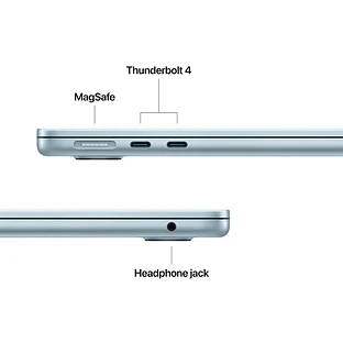 MacBook Air 13.6" M4 (10C CPU/10C GPU), 24GB, 512GB, Небесно-голубой