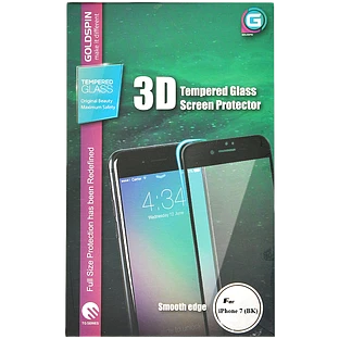 Защитное закаленное стекло GOLDSPIN 3D для iPhone SE (2-го поколения)/8/7