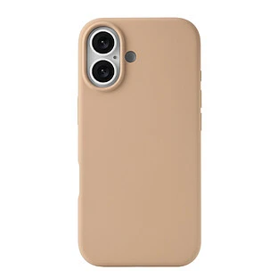 Чехол защитный uBear Touch Mag Case для iPhone 17, MagSafe совместимый, силикон, софт-тач, латте
