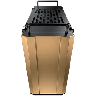 Корпус COUGAR GAMING Mini Tower,  Mini-ITX, 2 слотов, USB 3.1, Аудио разъем, USB 3.0, Алюминий, Power Button, Reset Button, Светодиодный индикатор, PSU optional, Поддержка системы жидкостного охлаждения, Handles, Песок пустыни