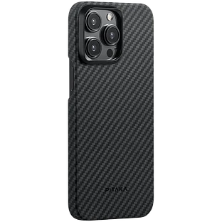 Чехол Pitaka MagEZ Case 4 для iPhone 15 Pro Max (Black/Grey Twill) 1500D