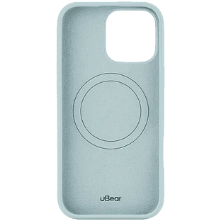 Чехол защитный uBear Touch Mag Case iPhone 16 Pro Max, софт-тач, холодная мята
