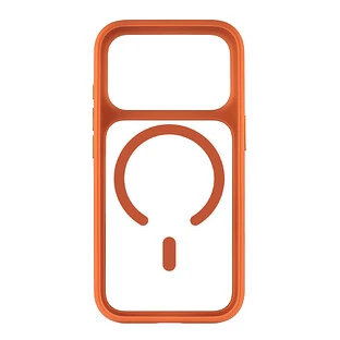 Чехол защитный uBear Shade Case для iPhone 17 Pro, MagSafe совместимый, усиленный, силк-тач, оранжевый