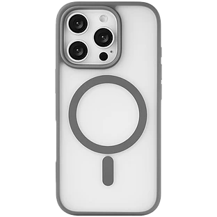 Чехол защитный uBear Cloud Mag Case iPhone 16 Pro, силк-тач, серый