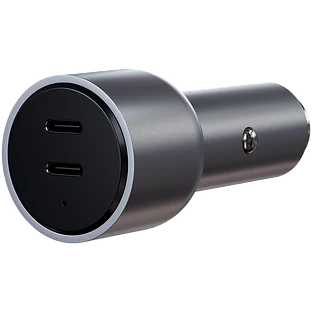 Автомобильное зарядное устройство Satechi 40W Dual USB-C PD Car Charger