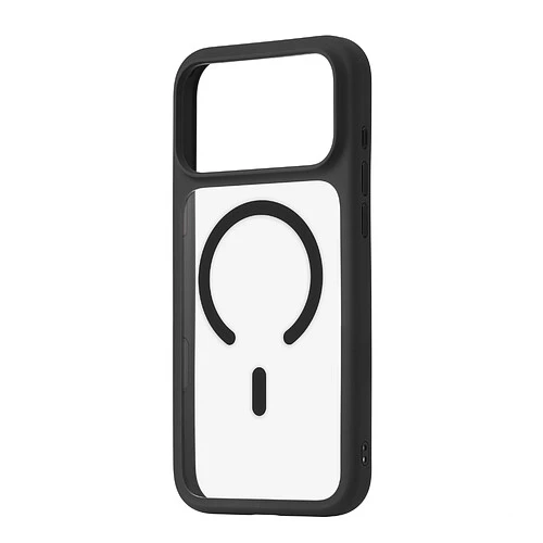 Чехол защитный uBear Shade Case для iPhone 17 Pro Max, MagSafe совместимый, усиленный, силк-тач, черный