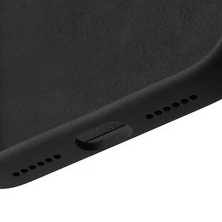 Чехол защитный uBear Touch Mag Case для iPhone 17 Pro Max, MagSafe совместимый, силикон, софт-тач, черный