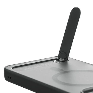 Чехол защитный uBear Stand 360° Mag Case для iPhone 17 Pro, MagSafe совместимый, силикон, софт-тач, черный