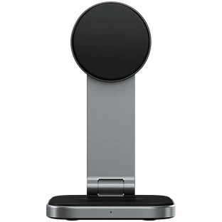 Беспроводное зарядное устройство-подставка Satechi 2-in-1 Foldable Qi2 Wireless Charging Stand
