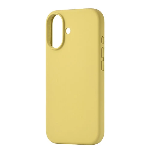 Чехол защитный uBear Touch Mag Case для iPhone 17, MagSafe совместимый, силикон, софт-тач, светло-желтый