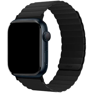 Ремешок uBear Mode для Apple Watch M/L (42, 44, 45, 49 мм), силиконовый, черный