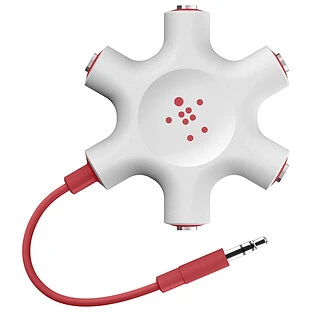 BELKIN MULTI HEADPHONE SPLITTER, Красный