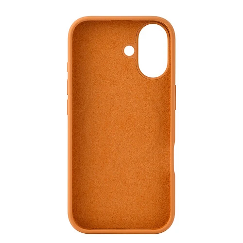 Чехол защитный uBear Touch Mag Case для iPhone 17, MagSafe совместимый, силикон, софт-тач, оранжевый
