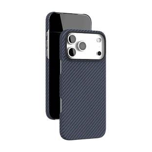 Чехол защитный VLP Kevlar Case с MagSafe для iPhone 17 Pro Max, синий