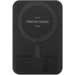 Внешний аккумулятор NATIVE UNION (Re) Classic Power Bank Magnetic, 5000mAh, цвет: синий