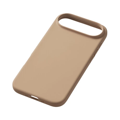 Чехол защитный uBear Touch Mag Case для iPhone Air, MagSafe совместимый, силикон, софт-тач, латте