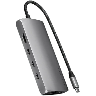 Адаптер Satechi USB-C Multiport Adapter 8K With Ethernet V3, Space Grey