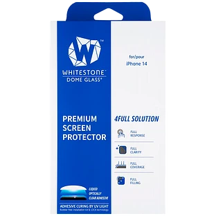 Стекло защитное Whitestone Dome glass (аксессуары,без лампы) для iPhone 14