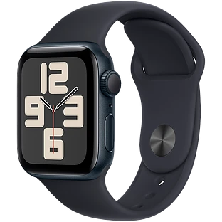 Apple Watch SE 2 (2023) GPS 40mm Midnight Aluminum Case with Midnight Sport Band - M/L