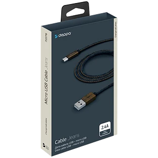 DEPPA Кабель-переходник с USB на microUSB