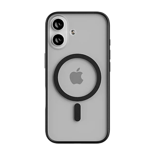 Чехол защитный uBear Cloud Mag Case для iPhone 17, MagSafe совместимый, усиленный, силк-тач, черный