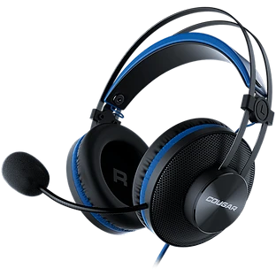 Игровая гарнитура COUGAR GAMING Immersa, Чёрный/Синий