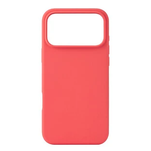 Чехол защитный uBear Touch Mag Case для iPhone 17 Pro Max, MagSafe совместимый, силикон, софт-тач, коралловый