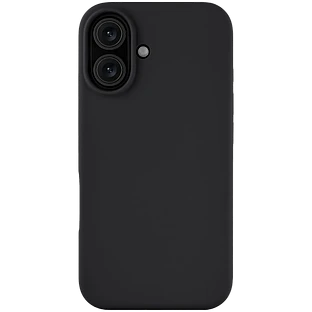 Чехол защитный uBear Touch Mag Case для iPhone 16, MagSafe совместимый, силикон, софт-тач, черный